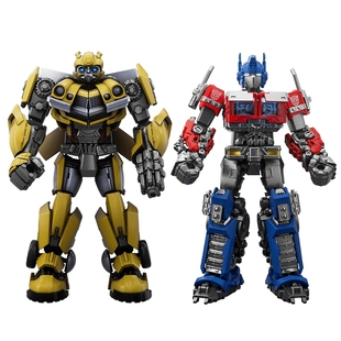 布鲁可 变形金刚电影版 擎天柱大黄蜂猩猩队长天灾拼装模型周边