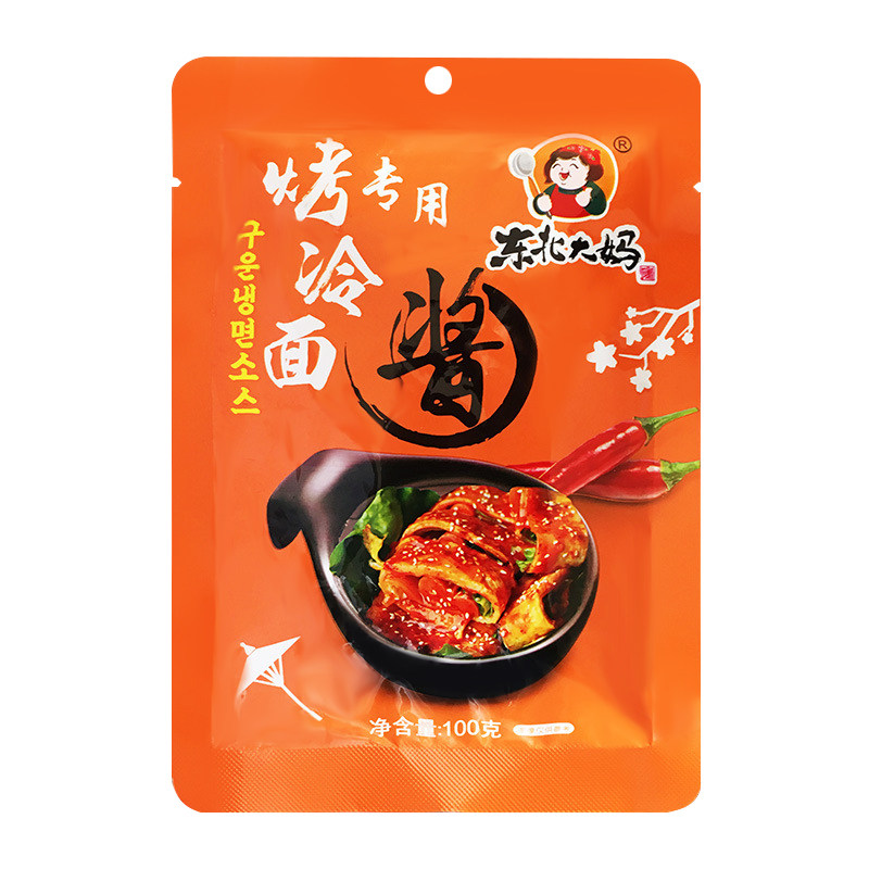 正宗东北大妈烤冷面专用酱100g甜面酱料烧烤蒜蓉辣酱小包装调味料