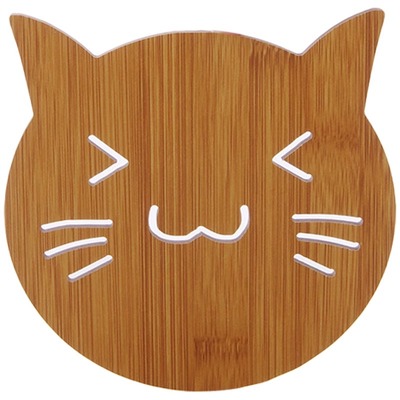 10个木质隔热防烫防滑餐垫