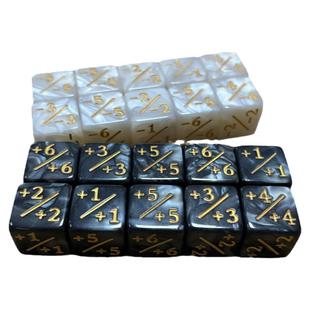 加减号骰子珍珠纹桌游教具益智儿童玩具数学幼教运算色子教具筛子