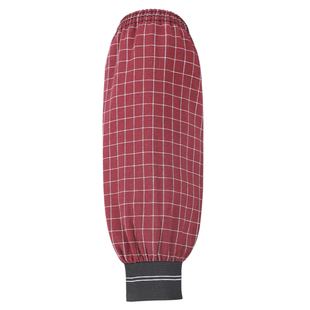 罗口纯棉袖套女款工作耐磨防油加长款宽松全棉护袖男劳保手臂套袖