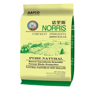 诺里斯狗粮_博美成犬专用粮2.5kg公斤5斤 博美狗粮宠物天然犬主粮