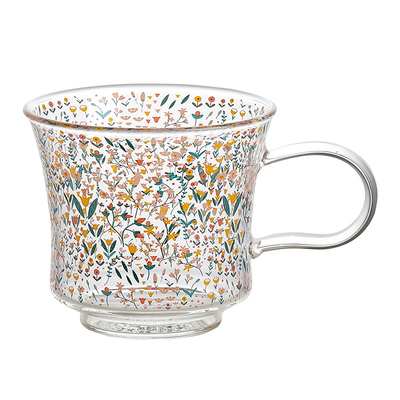 高颜值复古高硼硅玻璃马克杯