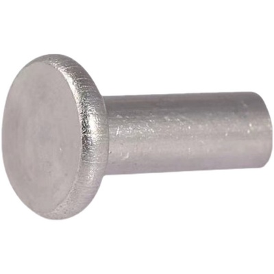 GB109平头镀锌敲击式实心铁铆钉