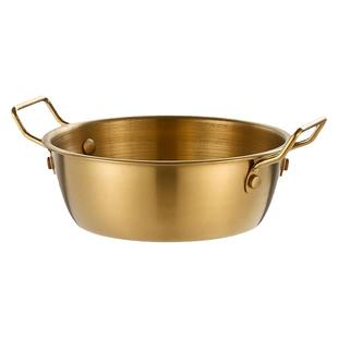 304不锈钢碗双耳碗沙拉碗小吃薯条炸鸡块盘火锅酱料碗备菜料理碗