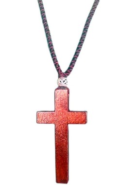 木十字架项链百搭长款毛衣链