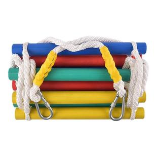 儿童爬梯室内家用攀爬绳梯悬吊秋千锻炼器材幼儿园攀爬梯户外软梯