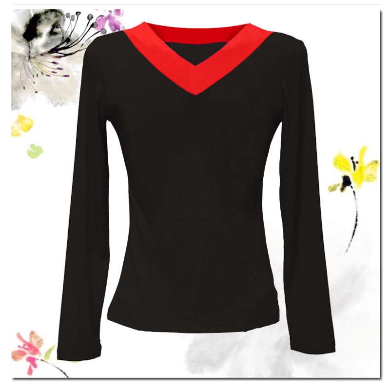 广场舞服装新款上衣女长袖舞蹈练功跳舞衣服莫代尔2024春秋季成衣