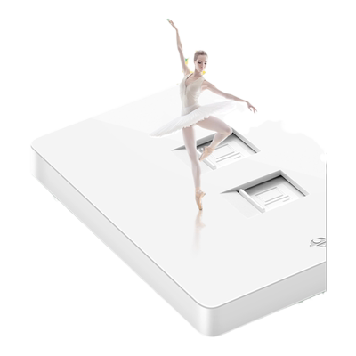 公牛插座旗舰开关电脑双口g12白