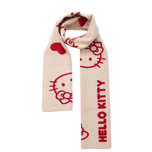 HELLOKITTY正版授权围巾可爱卡通少女心舒适学生凯蒂猫保温围脖萌