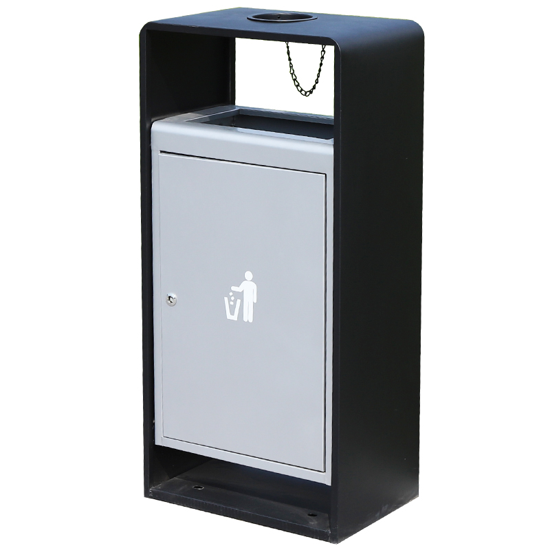 户外不锈钢垃圾桶定制景区公园大方高档售楼部小区室外果皮箱绿恩