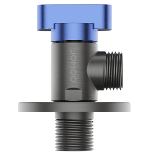 九牧球阀大流量全铜角阀热水器专用防爆防漏枪灰全开球阀冷热水
