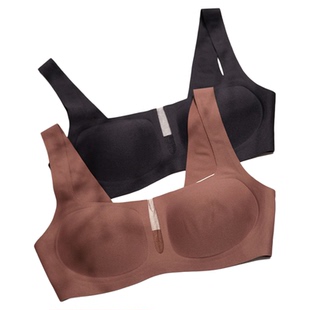 和美2025春夏新款内衣薄轻塑抹胸文胸性感无痕裸感美背无钢圈胸罩