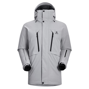 凯乐石蒙塔纳中长款羽绒服鹅绒保暖FLT防水登山滑雪硬壳男