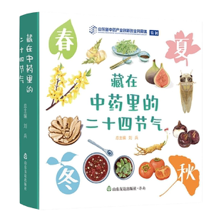 藏在中药里的二十四节气全4册中医药文化知识传承少儿趣味科普教育中草药青少年儿童入门知识读物绘本漫画知百草救人功效读