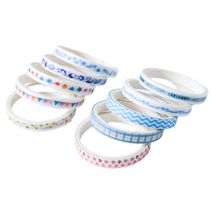 随记心情10卷级细款和纸胶带贴纸日记边框装饰手帐胶带造景贴纸