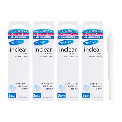 【自营】inclear进口女性私处清洁保养私密乳酸凝胶 3支装*4盒