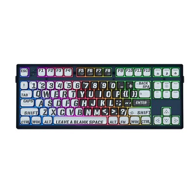 潮玩客四透类球状透光热升华键帽