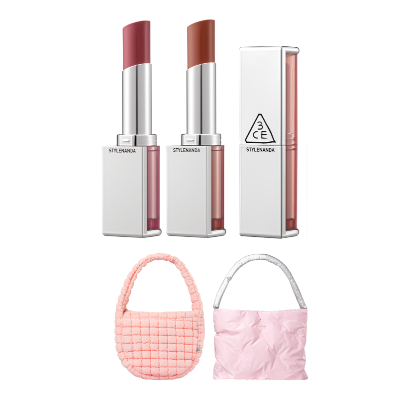 【彩妆礼物】3CE柔雾管3支装 哑光口红生日礼物彩妆礼物套装