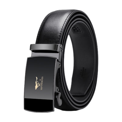 七匹狼正品男士皮带真皮自动扣