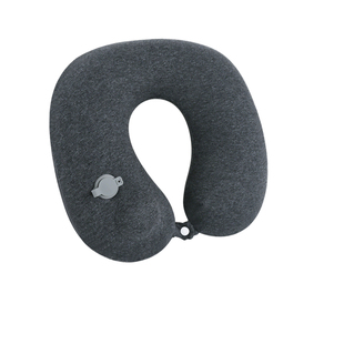 按压式充气u型枕旅行枕头便携出差高铁长途飞机睡觉神器护颈u形枕