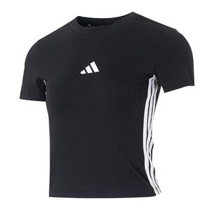 Adidas阿迪达斯女装2026春季新款W 3S SJ BABY T短袖T恤JC8325