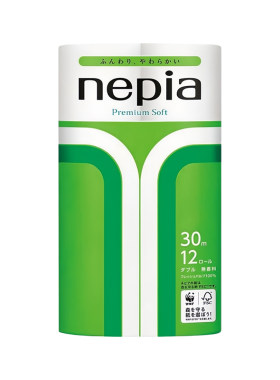 nepia卫生日本12卷柔软即溶厕纸