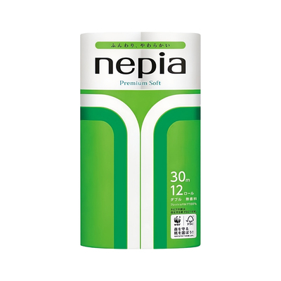 nepia卫生日本12卷柔软即溶厕纸