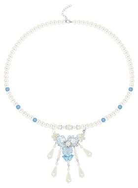 儿童项链女童璎珞珍珠项链