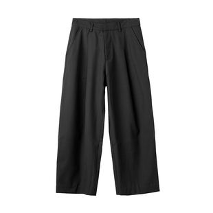 Coln 做工好到哭 一万个好看的挺括版型厚版宽松直筒高腰西装裤