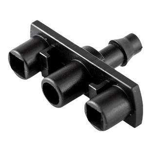 4/7毛管接头大棚微喷管配件大全单钩双钩山支架农用喷灌滴灌设备