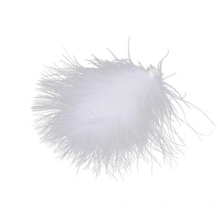 超仙白色羽毛头饰网红少女婚纱礼服配饰日常拍照个性唯美羽毛发夹