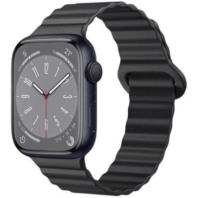 热销iwatch手表带磁吸硅胶腕带