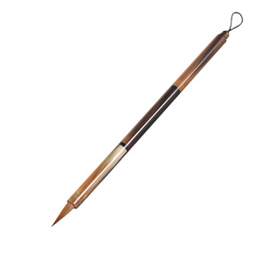 合三舍花牛角小楷毛笔纯狼毫初学者小楷专用毛笔中楷毛笔湖笔套装