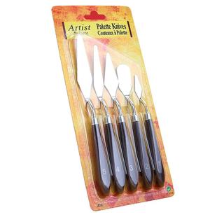 油画刀刮刀套装丙烯水粉颜料工具平头小尖刀美术生用品工具调色刀铲刀肌理刀画画材料儿童专业全套绘画油画棒