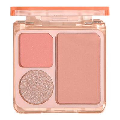 戈戈舞小口袋三色腮红眼影一体盘