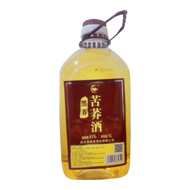 5L桶装45度黑荞苦荞酒湖北口粮酒