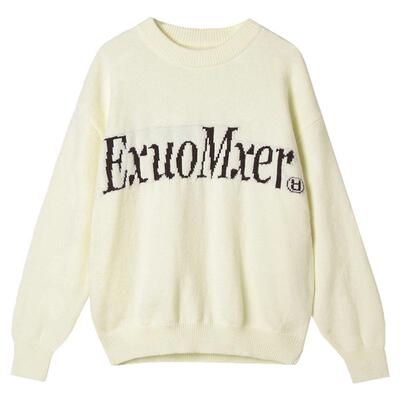 字母图案上衣时尚感外穿毛衣