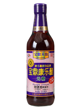 上海宝鼎天鱼康乐醋无糖型500ml