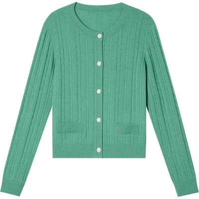 绵羊毛针织开衫l.k.bennett