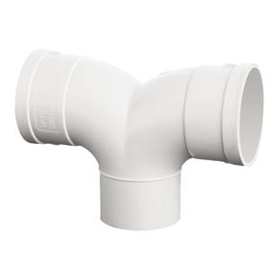 y型三通pvc排风管接头110管道配件管道三叉接口排水下缩羊角三通