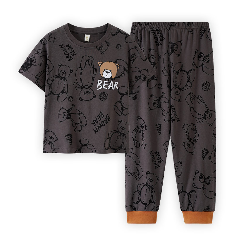 情侣夏季纯棉短袖时尚大码家居服