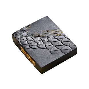 宣品书房龙年定制墨锭油烟墨块古法徽墨手工古法轻胶砚台用 初学练字珍藏研磨条研磨棒书法国画用墨