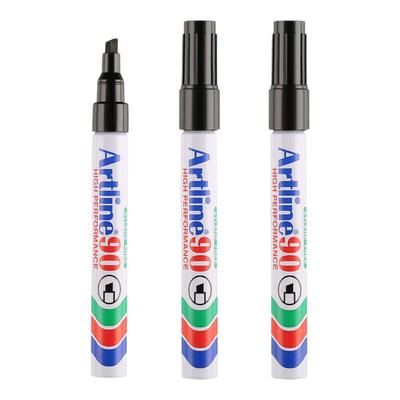 日本Shachihata旗牌Artline进口方头油性记号笔实验室工厂仓库马克笔 EK-90官方旗舰店