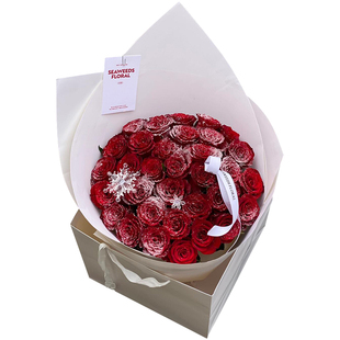 LA朴町 落雪玫瑰氛围感鲜花花束装饰点缀材料鲜花手工DIY花店资材