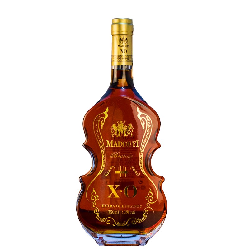 正品洋酒白兰地xo小提琴Brandy法国进口原酒礼盒装烈酒吧酒水40度
