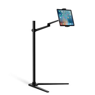 埃普UP-6A平板iPad托架床桌边站立式可调节升降直播学习多功能电脑落地支架床头手机增高支架懒人通用支撑架