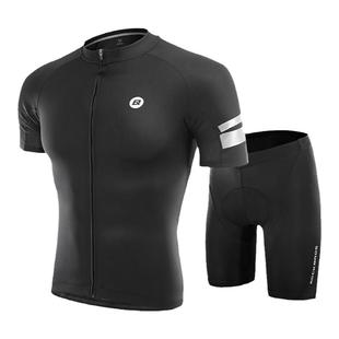 洛克兄弟骑行服男款夏季衣服套装骑行裤短袖山地公路车自行车装备