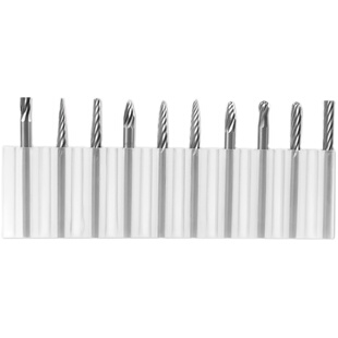 合金钨钢木雕旋转锉电磨打磨头木工根雕核雕雕刻刀铣刀双纹套装