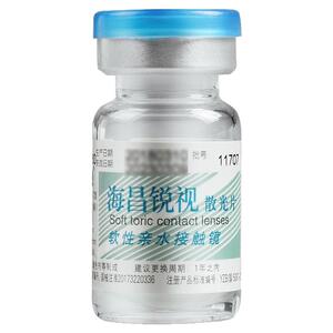 【散光定制】海昌锐视近视散光年抛隐形眼镜1片装-8.3基弧正品